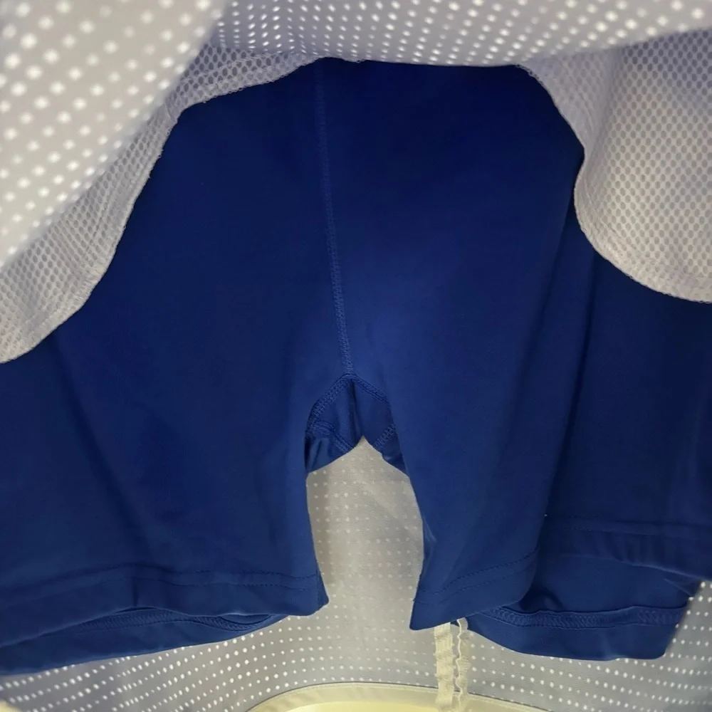 Adidas Blue Athletic pull on Skort with White Trim